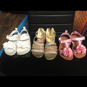Toddler sandals #5 and #4 nwot!